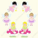 Fairies - Fairy Digital Clip Art , For Commercial..