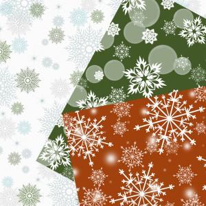 Snowflakes digital paper, Christmas..