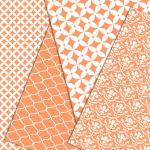 Digital Paper Peach Scrapbooking Papers For..