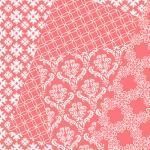 Coral Digital Paper Scrapbooking Papers Patterns..